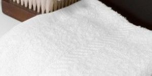 Pure White Cotton Bath Sheets