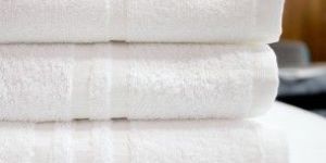 Snow White Cotton Bath Sheets