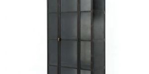 Metal Glass Door Storage Cabinet