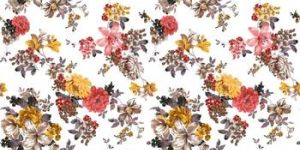 Sublimation Digital Printed 100% polyester silver chiffon fabric