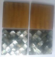 Glass Wooden Coasters