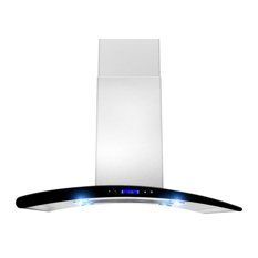 Euro Stainless Steel Island Mount Range Hood