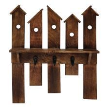 Wooden Handmade Hut Shape Designer Wall Hook Wooden Coat Hanger