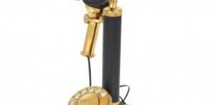 Brass Black Antique Telephone