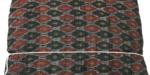 Ikkat Dupion Silk Fabric