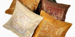 Multi Colored Jacquard Cushion Case