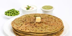 Green Peas Paratha