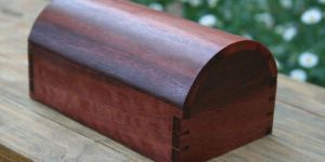 Curved Wooden Box