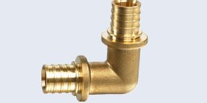 BRASS ELBOW HOSE FITTINGS WITH FLANGE