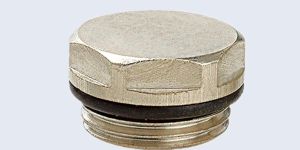 BRASS FITTINGS PLUG NUT FOR RADIATOR