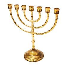 Embbossed Menorah Candle Stand