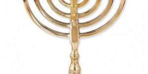 Hand Carved Antique Wooden Candle Stand