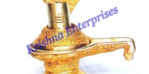 Brass Shivling Statue