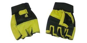 Leather Gym Hand Gloves