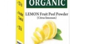 Bio Organic Lemon Fruit Peel Powder