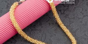 Silver-Plated Beaded Handcrafted Necklace