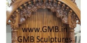 Hand Carved Wall Mounted Temple