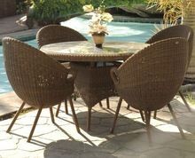 Premier Class Wicker Coffee and Dining Set