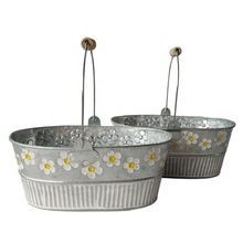 Galvanized Metal Planter