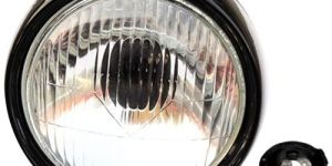 Vespa Bajaj Chetak Scooter Headlamp / Headlight Assembly With Holder With Bulb