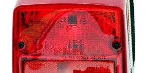 Vespa PX PE LML NV Star Stella Rear Tail Light Brake Lamp Unit Chrome