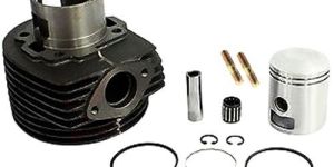 Vespa VBB Bajaj Chetak 150cc Cylinder Block with Piston Kit 3 Port