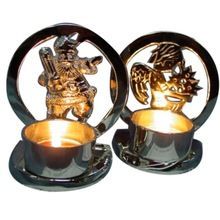 Santa Angel T-Lite Votive Holder