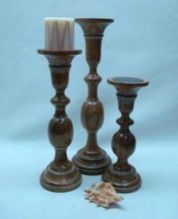Wooden Candle Holder