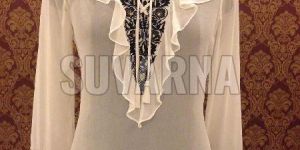 Machine Embroidered Top