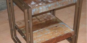 Iron Reclaimed Wood Coffee Table