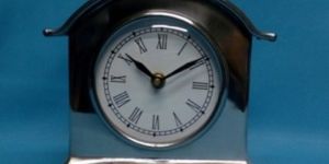 Steel Living Room Table Clock