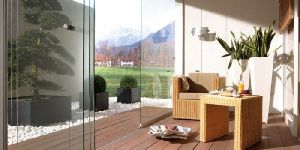 Balcony Sliding Glass Door System
