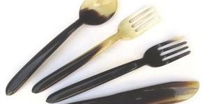Buffalo Horn Cutlery Set