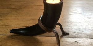Horn Candle Holder