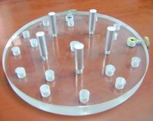 Convenient Acrylic Round Fly Tying Tools Holder