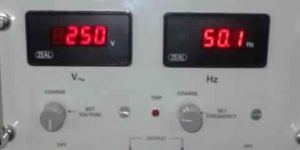 Variable Voltage and Frequency Stabilizer