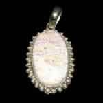 Agate German Silver Pendant