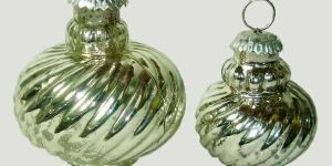 Mercury Glass Christmas Hanging
