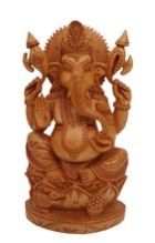 Wooden God Idol Statue