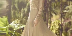 Designer Beige Anarkali Salwar Suit