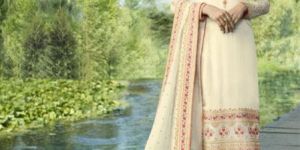 off White Designer Straight Salwar Suit