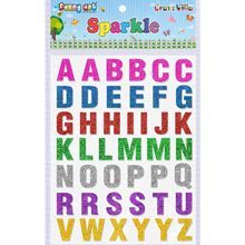 Alphabet Glitter Sticker