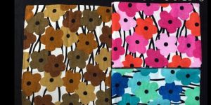 Strip Flower Printed Towels