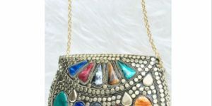 Resin Brass Alloy Clutch Bags