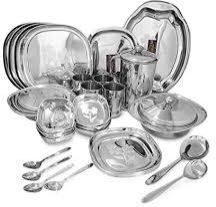 White Metal Crockery