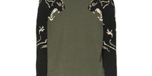 PANTHER VISCOSE KNIT SWEATER