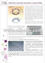 Ceramic Coated for Oxygen Lancing Pipes