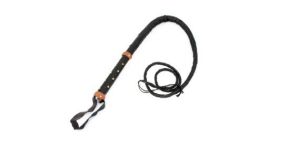 Leather Studded Bull Whip