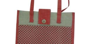Red Printed Jute Bags