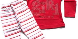 Kids Stone Girls Top Bottom Set